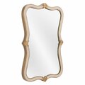 Homeroots 31.9 x 19.7 x 2 in. Gold Beveled Mirror 391660